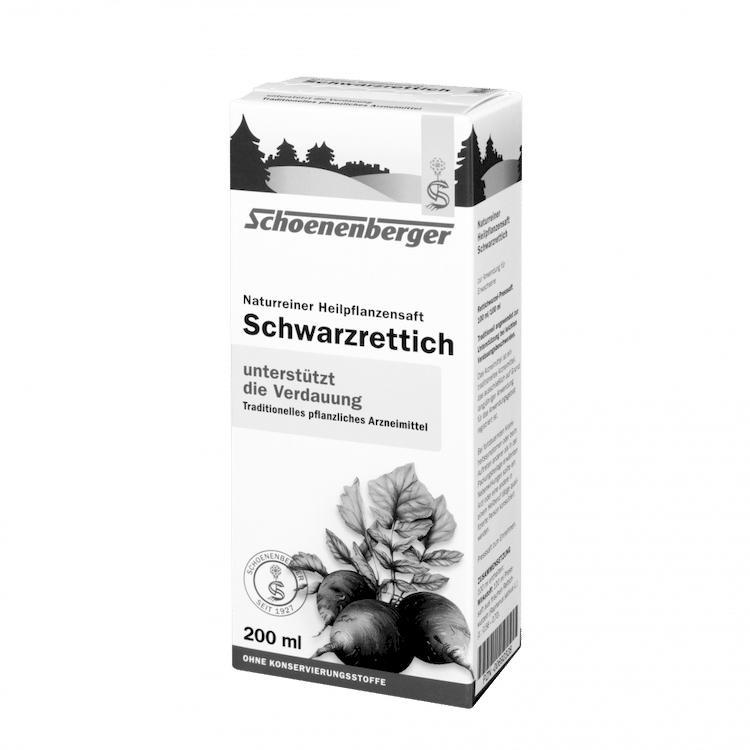 Schoenenberger® Schwarzrettich, Naturreiner Heilpflanzensaft