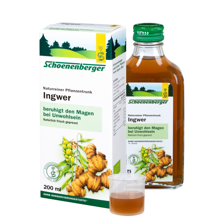 Schoenenberger® Ingwer, Naturreiner Pflanzentrunk
